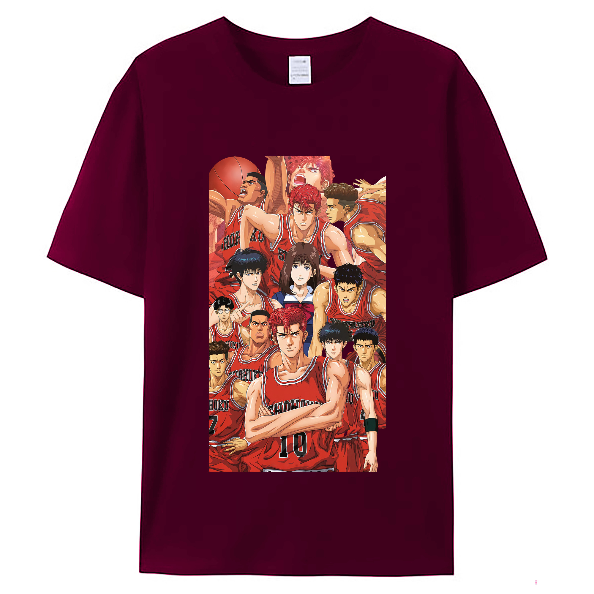 （画像用） SLAM DUNK／スラムダンク レディースカジュアルプリントTシャツ（綿100％）